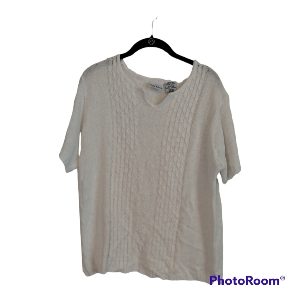 Vintage Bobbie Brooks white knit sweater Tee